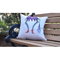 The Holiday Aisle Maser Esmerelda Halloween Outdoor Throw Pillow THLY6877